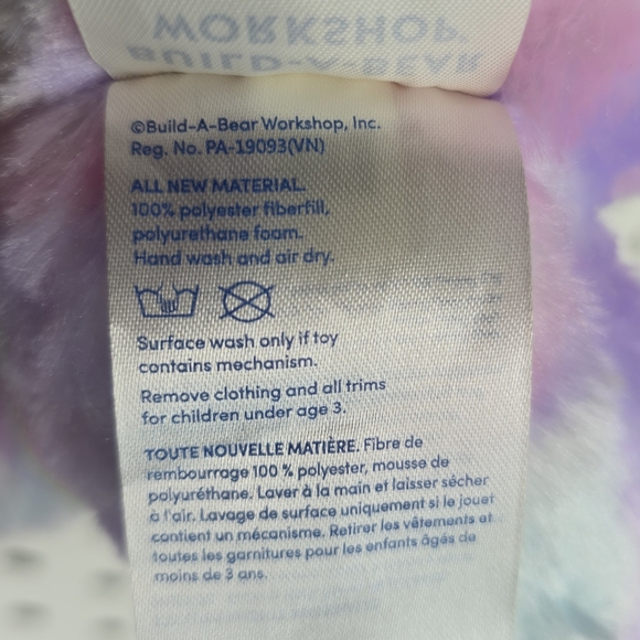 BUILD-A-BEAR Pastel Swirl Kitty 16" Plush‎ Toy 2017 Coquette Core With Tutu Gift - Picture 10 of 12